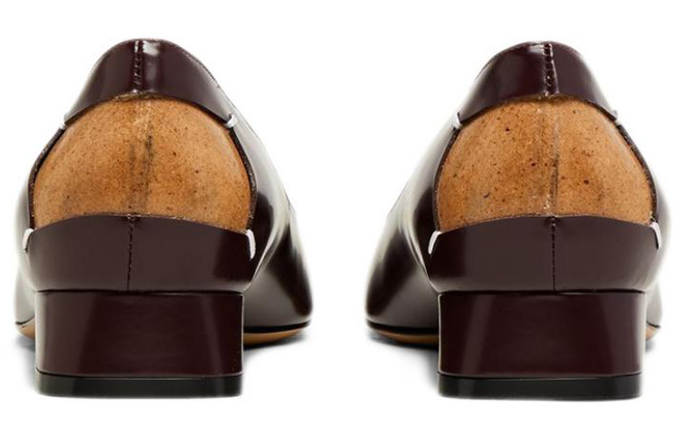 (W) Maison Margiela Replica 'Deep Brown Leather Ballet Flat Mule' 圖 4