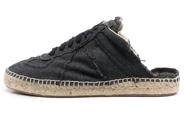 (W) Maison Margiela Replica 'Distressed Slip-On Black'