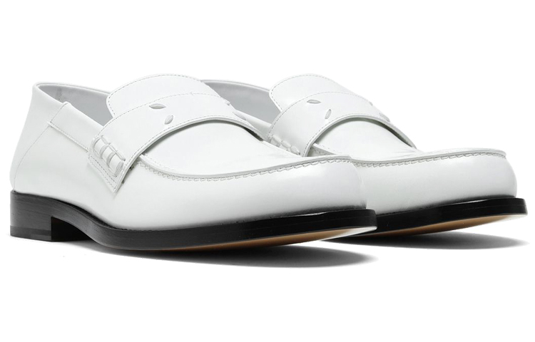 (W) Maison Margiela Replica 'Fashionable Versatile White Loafer' 圖 3