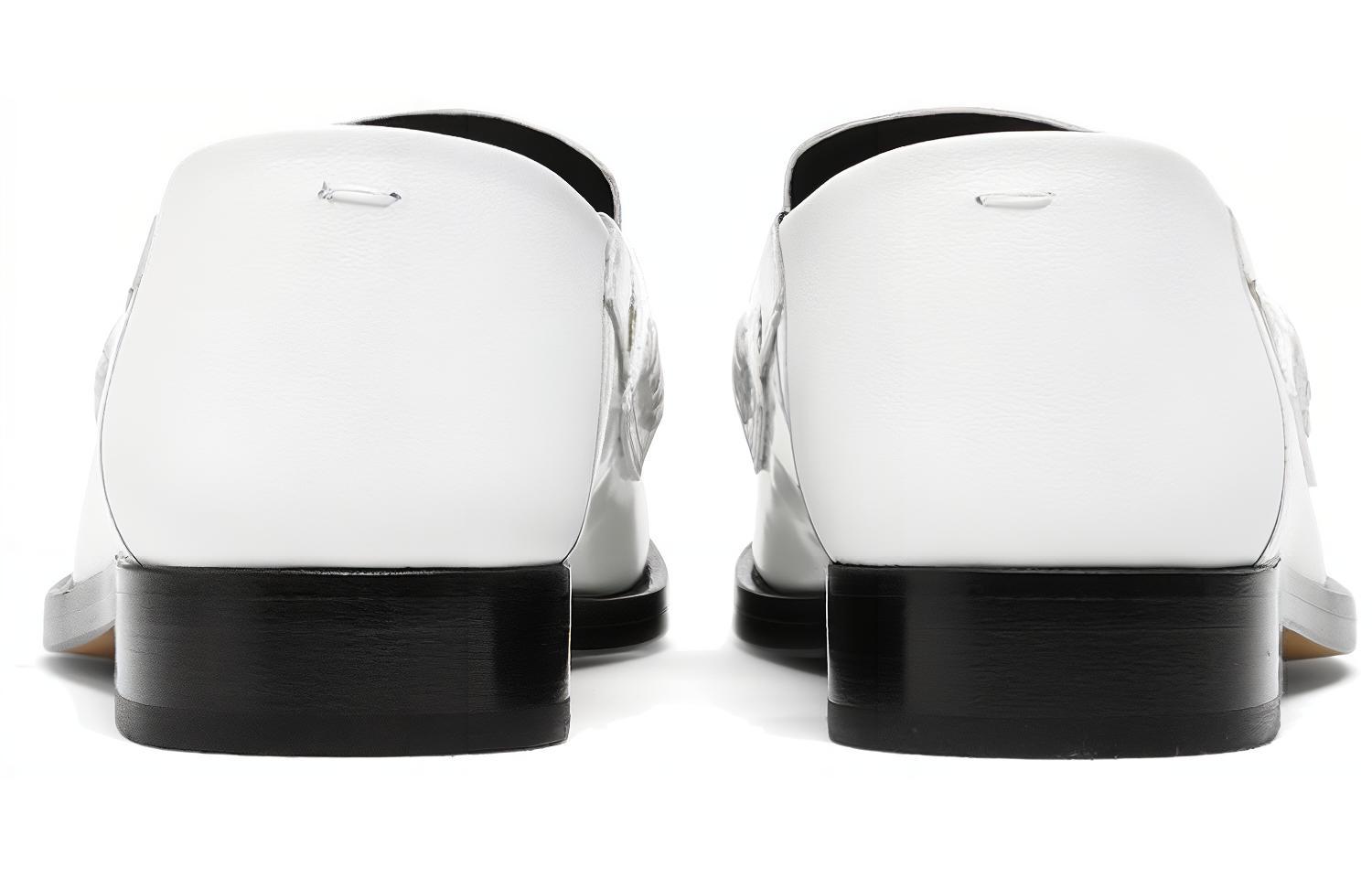 (W) Maison Margiela Replica 'Fashionable Versatile White Loafer' 圖 6