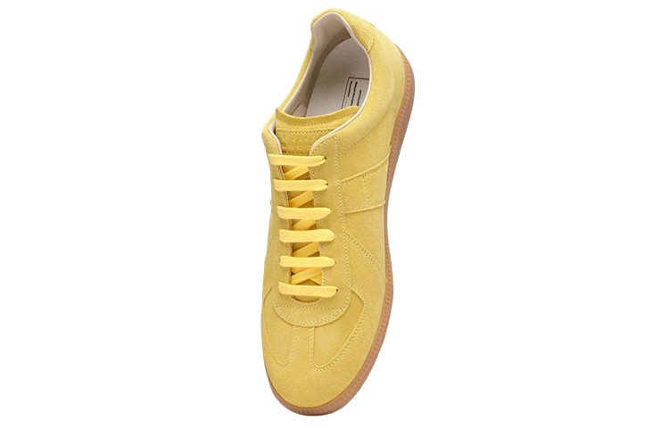 Order (W) Maison Margiela Réplica 'Zapatillas Bajas en Cuero Amarillo' S58WS0240P5393T7320