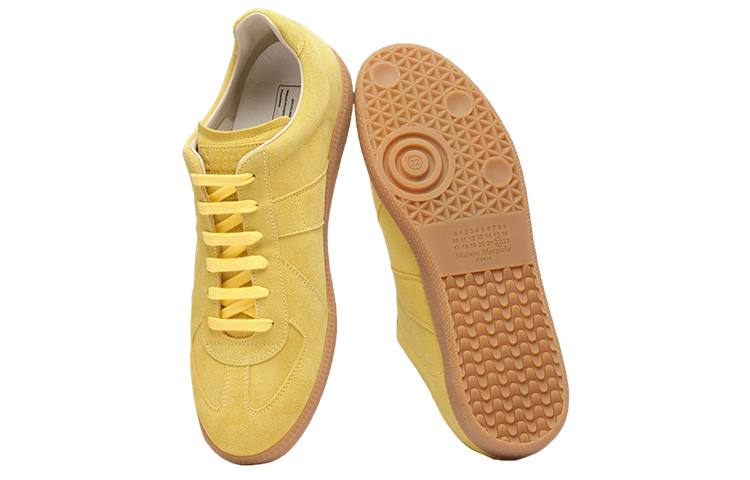 Lookbook (W) Maison Margiela Réplica 'Zapatillas Bajas en Cuero Amarillo' S58WS0240P5393T7320