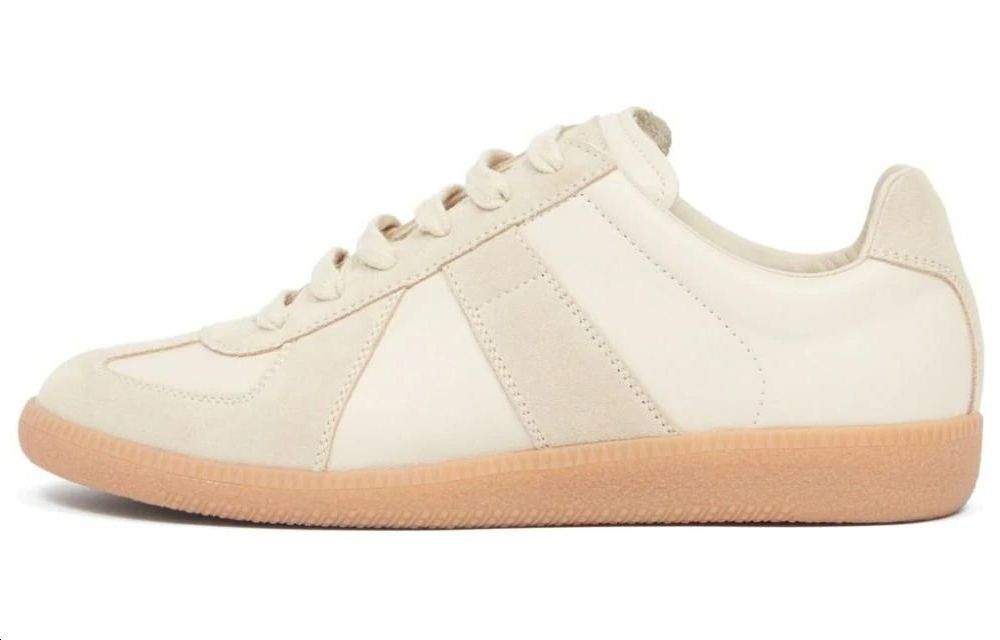 (Women) Maison Margiela Replica Beige Low-Top Sneakers Casual Trainers 3cm. S58WS0109P1895HA169