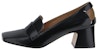 (W) Maison Margiela Replica Slip-On Kulit Hitam 'Mary Jane' S58WR0105PS679T8013