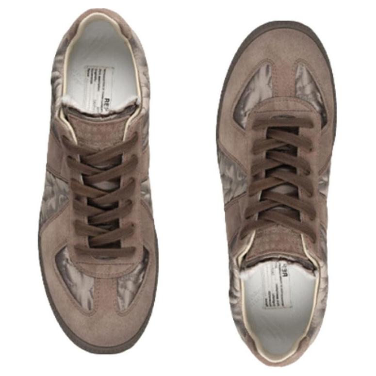 Purchase (W) Maison Margiela Replica Low-Top 'Nylon Marrón y Cuero' S58WS0109P5118H9477