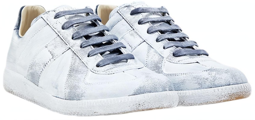 (W) Maison Margiela Replica Low 'Azul Delft Blanco Pintura' S58WS0109P4683H9039 Order (W) Maison Margiela Replica Low 'Azul Delft Blanco Pintura' S58WS0109P4683H9039