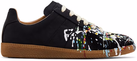 (Women) Maison Margiela Replica Low 'Paint Splatter - Black Pollock' S58WS0101P1892963 (Women) Maison Margiela Replica Low 'Paint Splatter - Black Pollock' S58WS0101P1892963