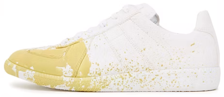 (Women) Maison Margiela Replica Low 'Paint Splatter - White Yellow Fluo' S58WS0101-P4711-H9671 (Women) Maison Margiela Replica Low 'Paint Splatter - White Yellow Fluo' S58WS0101-P4711-H9671