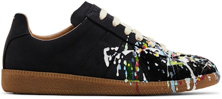 (Women) Maison Margiela Replica Low 'Paint Splatter - Black Pollock' S58WS0101P1892963 (Women) Maison Margiela Replica Low 'Paint Splatter - Black Pollock' S58WS0101P1892963