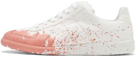 (Women) Maison Margiela Replica Low 'Paint Splatter - White Pink' S58WS0101-P4711-H9178 (Women) Maison Margiela Replica Low 'Paint Splatter - White Pink' S58WS0101-P4711-H9178