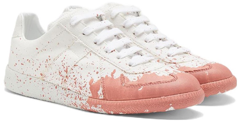 (W) Maison Margiela Replica Low 'Salpicaduras de Pintura - Blanco Rosa' S58WS0101-P4711-H9178 Order (W) Maison Margiela Replica Low 'Salpicaduras de Pintura - Blanco Rosa' S58WS0101-P4711-H9178