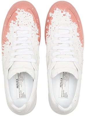 (Women) Maison Margiela Replica Low 'Paint Splatter - White Pink' S58WS0101-P4711-H9178 Lookbook (Women) Maison Margiela Replica Low 'Paint Splatter - White Pink' S58WS0101-P4711-H9178