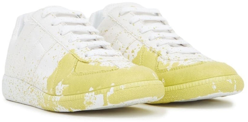 (Women) Maison Margiela Replica Low 'Paint Splatter - White Yellow Fluo' S58WS0101-P4711-H9671 Lookbook (Women) Maison Margiela Replica Low 'Paint Splatter - White Yellow Fluo' S58WS0101-P4711-H9671
