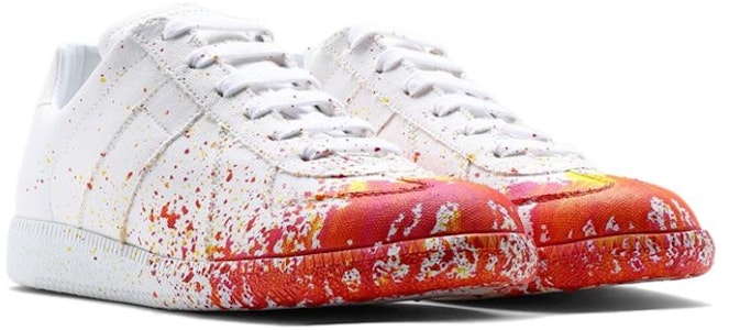 (W) Maison Margiela Replica Low 'Salpicadura de Pintura - Blanco Naranja' S58WS0101-P4129-H8681 Lookbook (W) Maison Margiela Replica Low 'Salpicadura de Pintura - Blanco Naranja' S58WS0101-P4129-H8681