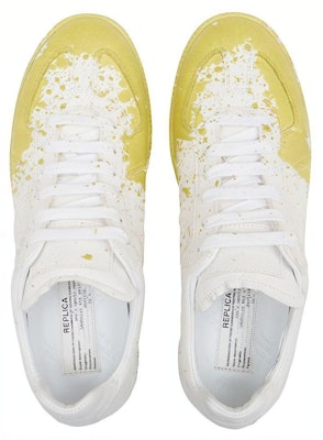 (Women) Maison Margiela Replica Low 'Paint Splatter - White Yellow Fluo' S58WS0101-P4711-H9671 Shop (Women) Maison Margiela Replica Low 'Paint Splatter - White Yellow Fluo' S58WS0101-P4711-H9671