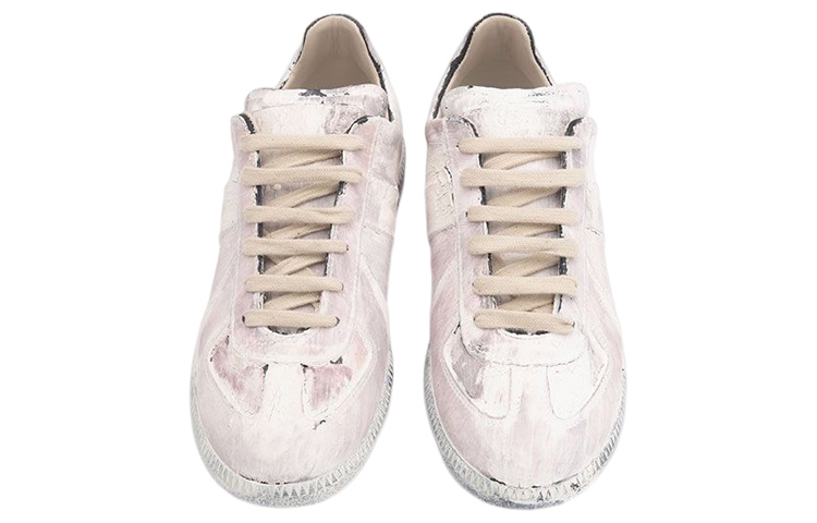 Lookbook (W) Maison Margiela 仿制低帮'白色涂料' 运动鞋 S58WS0109-P3642-H1532