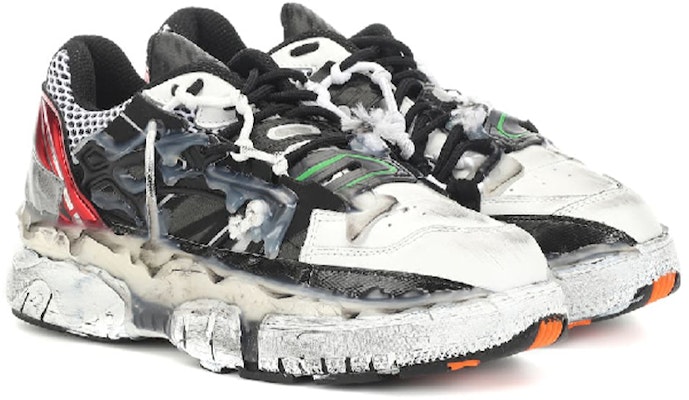 Maison Margiela 梅森馬吉拉 Replica 解構 溶解 低幫 運動休閒鞋 女款 黑色 做舊版 Shop Maison Margiela 梅森馬吉拉 Replica 解構 溶解 低幫 運動休閒鞋 女款 黑色 做舊版