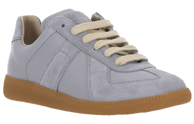 Shop (W) Maison Margiela Replica Low Top 'Biru Velvet' S58WS0109P1895T6172