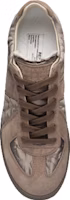 (Women) Maison Margiela Replica Low-Top 'Brown Nylon Leather' S58WS0109P5118H9477 (Women) Maison Margiela Replica Low-Top 'Brown Nylon Leather' S58WS0109P5118H9477
