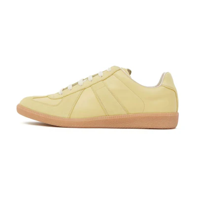 (W) Maison Margiela Replica Low Top 'Fuzzy Yellow Suede'