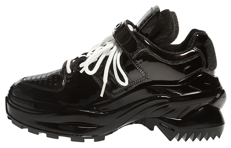 Buy (W) Zapatillas Maison Margiela Replica 'Cuero Negro Charolado' S39WS0037P2498T8013