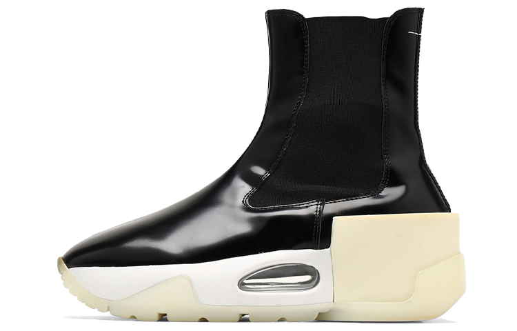 (Women) Maison Margiela Retro High-Top Chelsea Boot 'Black Distressed Leather' S59WU0183P3975T8013