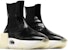 (W) Maison Margiela Retro Kasut Chelsea Tinggi Kulit Hitam Usang S59WU0183P3975T8013