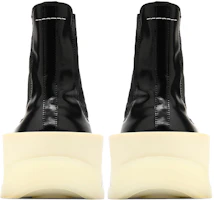 Purchase (W) Maison Margiela Chelsea Boot Tinggi 'Kulit Hitam Distressed' Retro S59WU0183P3975T8013