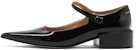 (W) Maison Margiela Retro Mary Jane 'Kasut Tumit Tinggi Kasual Hitam' S59WL0091PR815T8013
