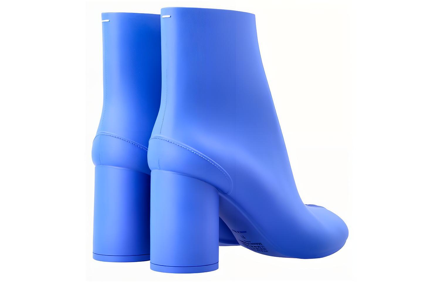Shop (W) Maison Margiela But Ankle Getah Tabi 'Dazzling Blue' S38WU0378-P4365-T6046