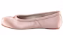 (W) Maison Margiela Satin Tabi Ballerina Kasut Merah Jambu Pudar S58WZ0117P5125T4104