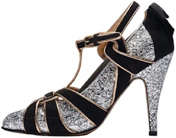 (Women) Maison Margiela Sheepskin 'Silver Comfort Casual Stiletto' S39WL0125P5734H9929 (Women) Maison Margiela Sheepskin 'Silver Comfort Casual Stiletto' S39WL0125P5734H9929