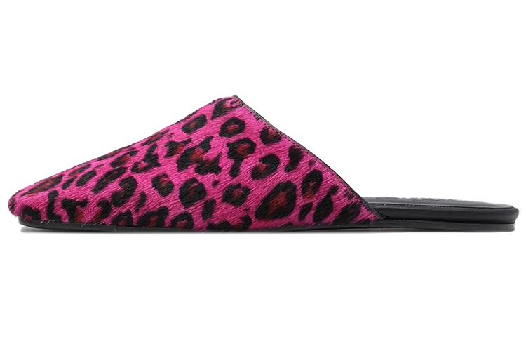(W) Maison Margiela Slides 'Purple Leopard Print'