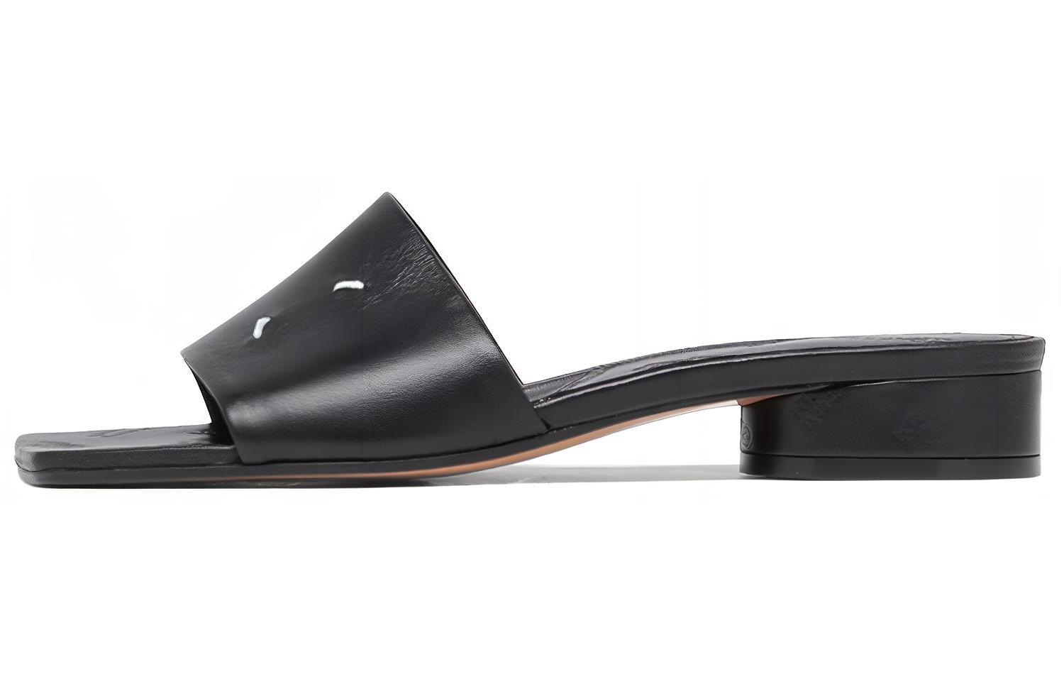 (Women) Maison Margiela Slip-On 'Black Leather' S39WX0026PR869T8013