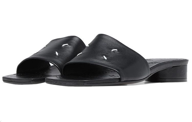 Order (W) Maison Margiela 黑色皮革乐福鞋 S39WX0026PR869T8013
