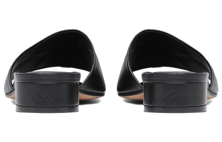 Shop (W) Maison Margiela 黑色皮革乐福鞋 S39WX0026PR869T8013