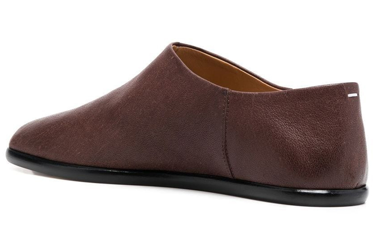 Shop (W) Kasut Slip-On Tabi Maison Margiela ''Nutmeg Brown'' S58WR0033PR058T2186