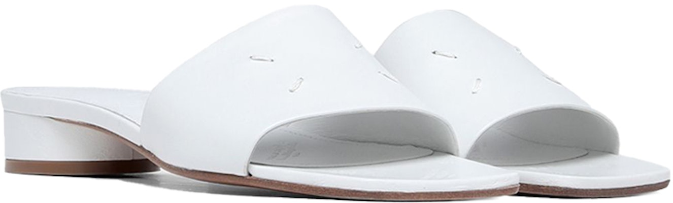 Maison Margiela 滑鞋軟皮革拖鞋 女款 白色 Order Maison Margiela 滑鞋軟皮革拖鞋 女款 白色