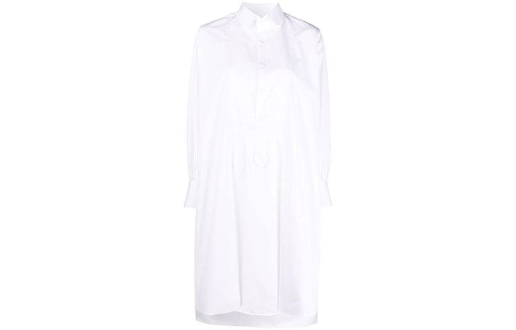 Order (W) Maison Margiela纯色长袖衬衫连衣裙 S51CU0269S54193100