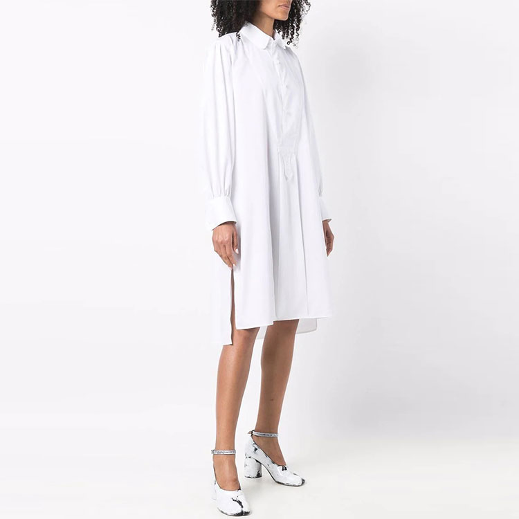 Purchase (W) Maison Margiela纯色长袖衬衫连衣裙 S51CU0269S54193100