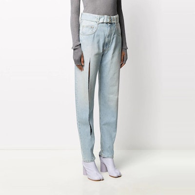 (W) Jeans Maison Margiela con Detalle Dividido S51LA0123S30617964 Lookbook (W) Jeans Maison Margiela con Detalle Dividido S51LA0123S30617964