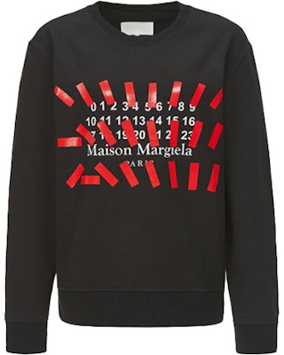 (W) Sudadera Negra Mujer Maison Margiela SS21 Algodón con Logo Estampado. S29GU0081S25503900 Buy (W) Sudadera Negra Mujer Maison Margiela SS21 Algodón con Logo Estampado. S29GU0081S25503900