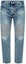 Buy (W) Maison Margiela SS21 Jeans Mujer Rectos Color-Block Azul Claro. S51LA0138S30744961