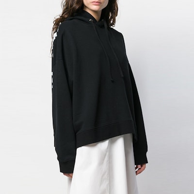 (W) Maison Margiela SS21 Sudadera con Capucha Oversize Logo Negra. S51GU0039S25322966 Purchase (W) Maison Margiela SS21 Sudadera con Capucha Oversize Logo Negra. S51GU0039S25322966