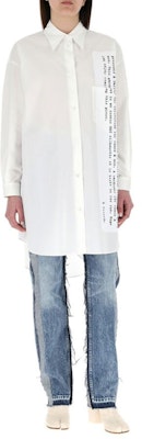 (W) Maison Margiela SS21 Vaqueros Denim Azul con Flecos Lavados S51LA0137S30744961 Details for (W) Maison Margiela SS21 Vaqueros Denim Azul con Flecos Lavados S51LA0137S30744961