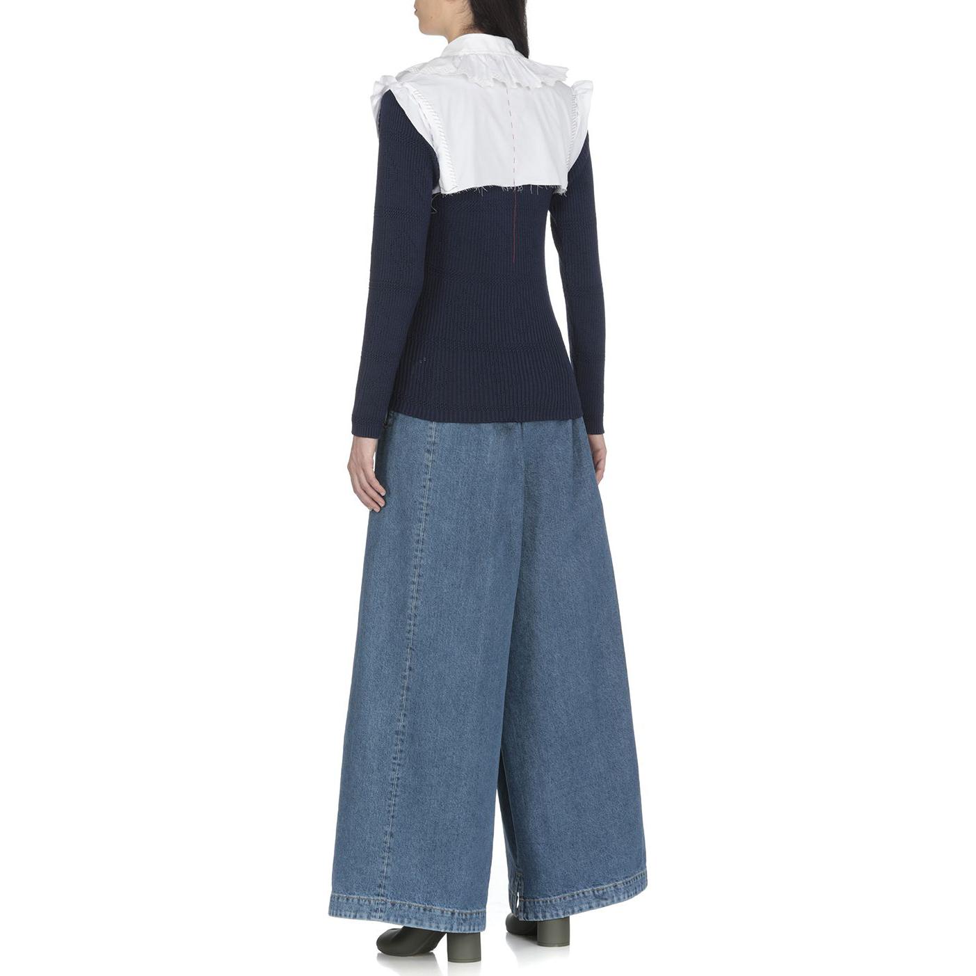 Details for (W) Maison Margiela SS22 Jaket Kardigan Rajut Bulu Biru S51HA1184S17981470F