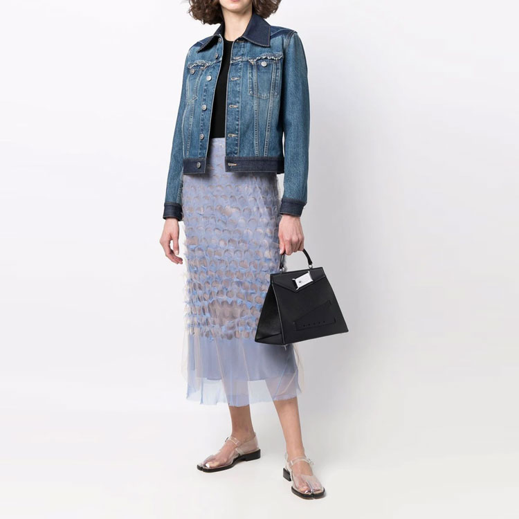 Lookbook (W) Chaqueta Denim Maison Margiela SS22 Colorblock Azul. S51AM0466S30561979
