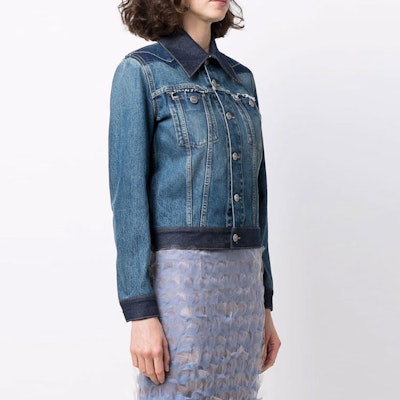 (W) Chaqueta Denim Maison Margiela SS22 Colorblock Azul. S51AM0466S30561979 Purchase (W) Chaqueta Denim Maison Margiela SS22 Colorblock Azul. S51AM0466S30561979