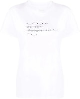 (Women) Maison Margiela SS22 Logo Print White Short Sleeve T-Shirt. S51GC0515S22816100 (Women) Maison Margiela SS22 Logo Print White Short Sleeve T-Shirt. S51GC0515S22816100