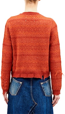 (W) Maison Margiela SS22 Suéter de Lana Colorblock Naranja S51HA1179S18004001F Lookbook (W) Maison Margiela SS22 Suéter de Lana Colorblock Naranja S51HA1179S18004001F